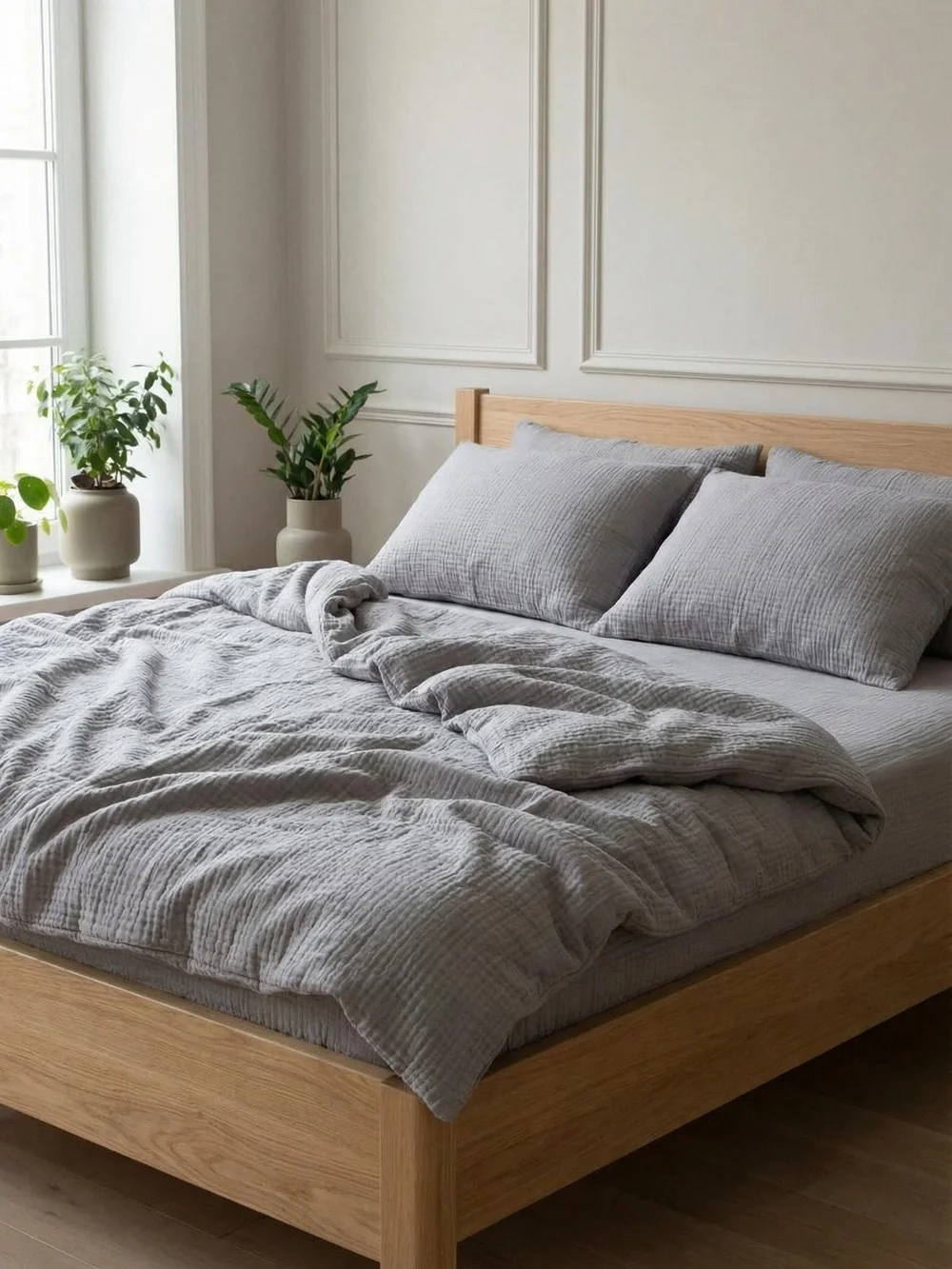 Gauze Cotton Duvet Cover + Pillowcase Set